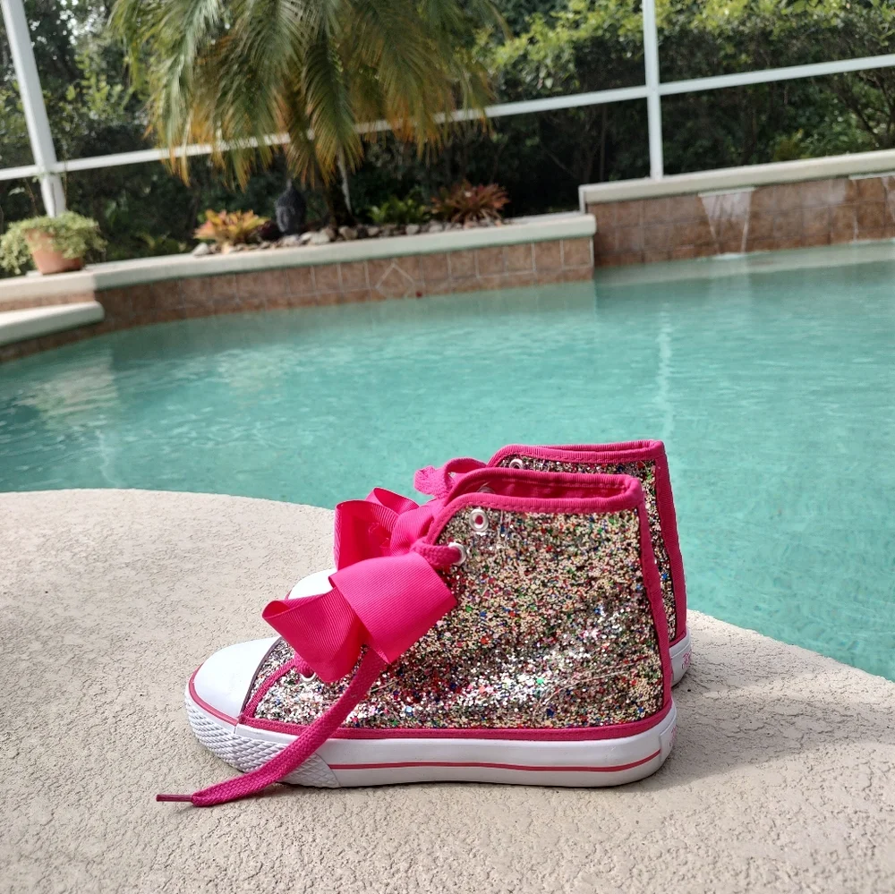 JoJo Siwa glitter high tops - Picture 2 of 9